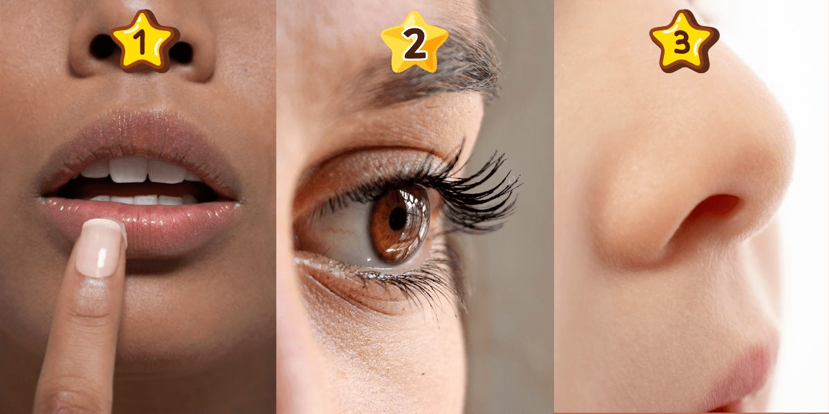 Unlock your hidden traits: which facial feature resonates with you in today's fun test?