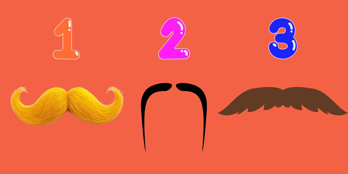 Which moustache speaks to you first? Uncover your relationship style with this fun personality test!