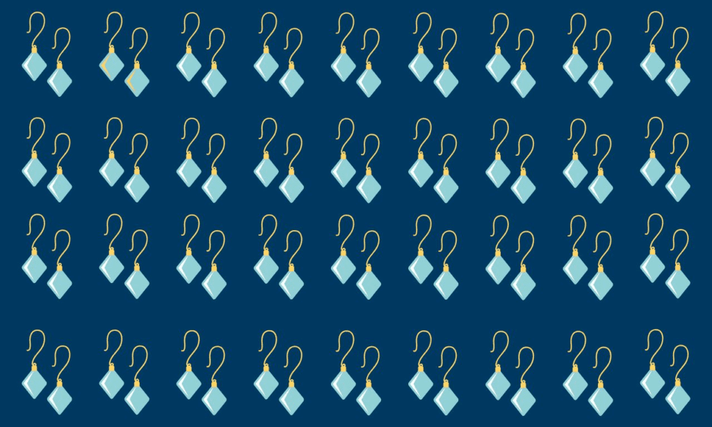 Only 4% can triumph! Find the odd earring before 7 seconds are up - take the find the odd one out challenge now!
