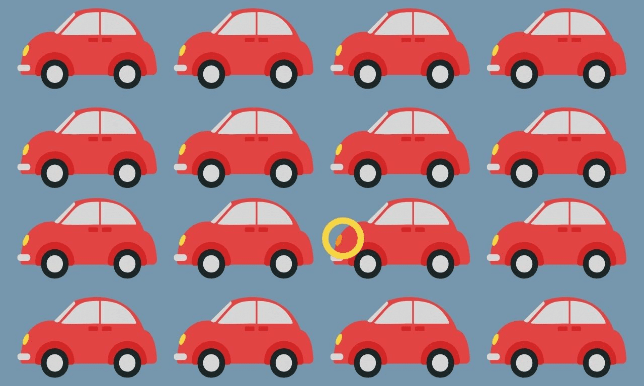 Only 5% can conquer this find the odd one out challenge: spot the unique car in under 8 seconds – can you?