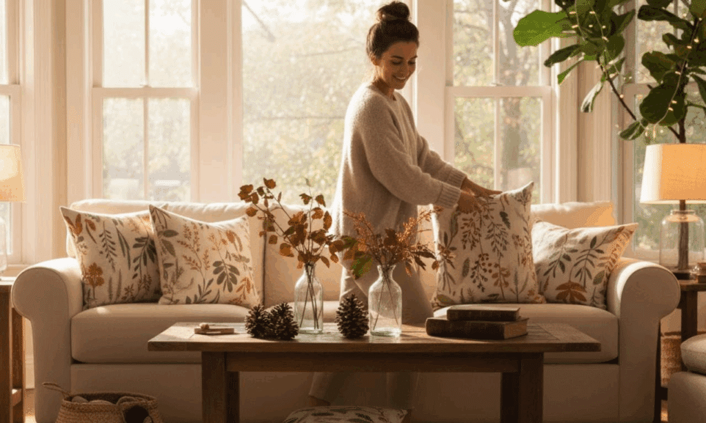 You too can refresh your sofa cushions without spending a cent