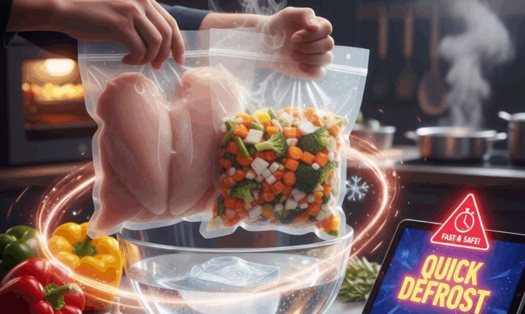 How to defrost food twice as fast – chefs love this method